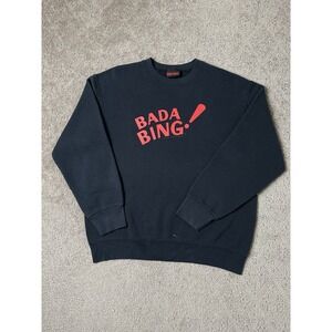 Vintage Sweatshirt 2002 HBO Sopranos Bada Bing Crewneck, Made In USA, Size L